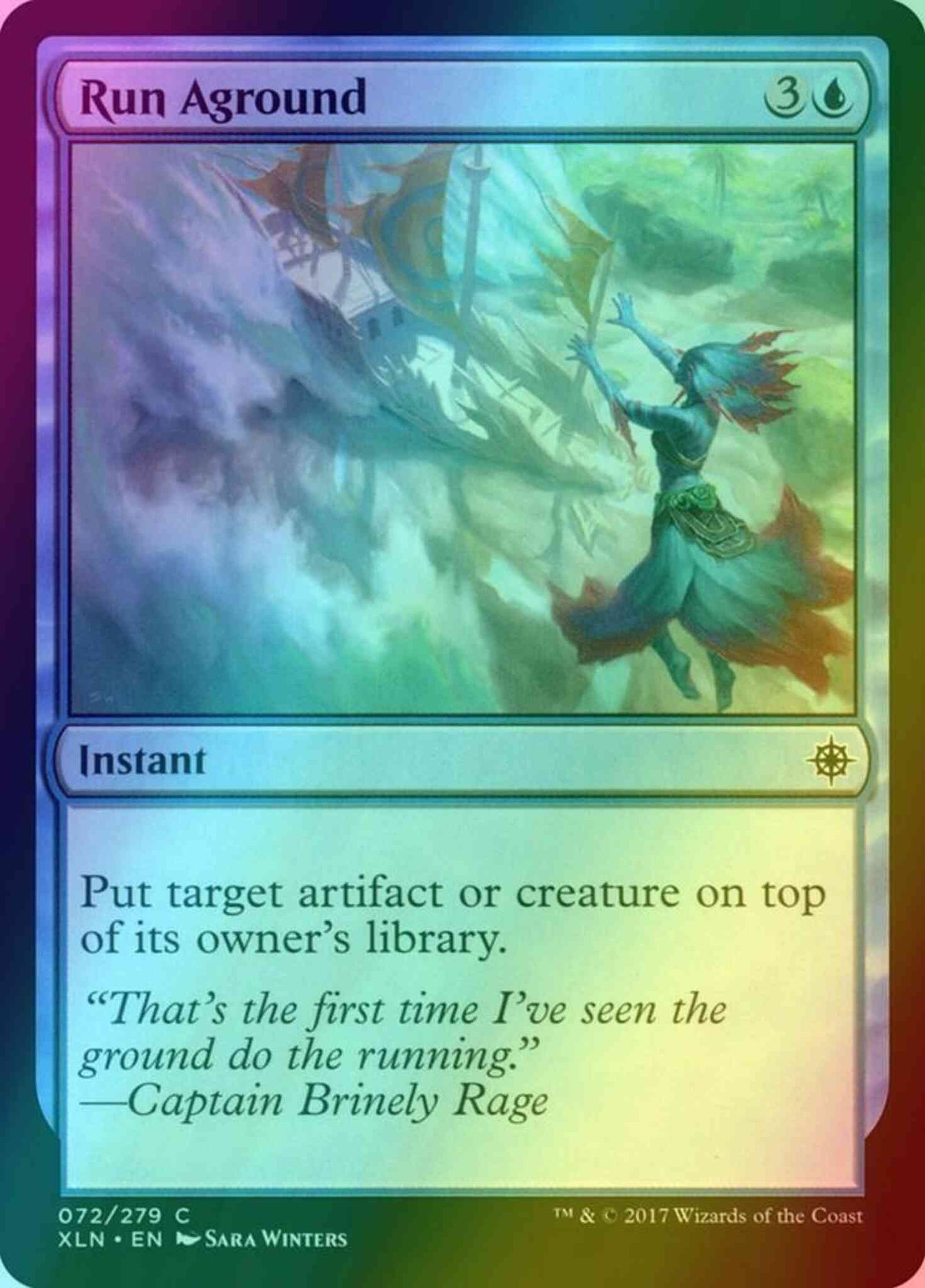 Run Aground [72] [Ixalan] [Foil]