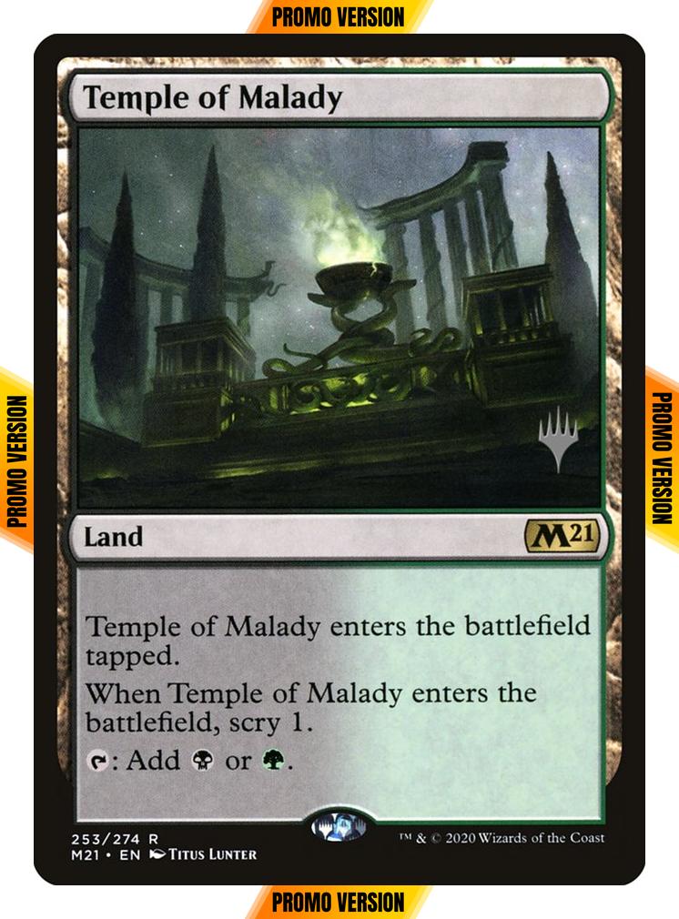 Temple of Malady [Promo Pack] [253p] [Core Set 2021 Promos] [Non-Foil]