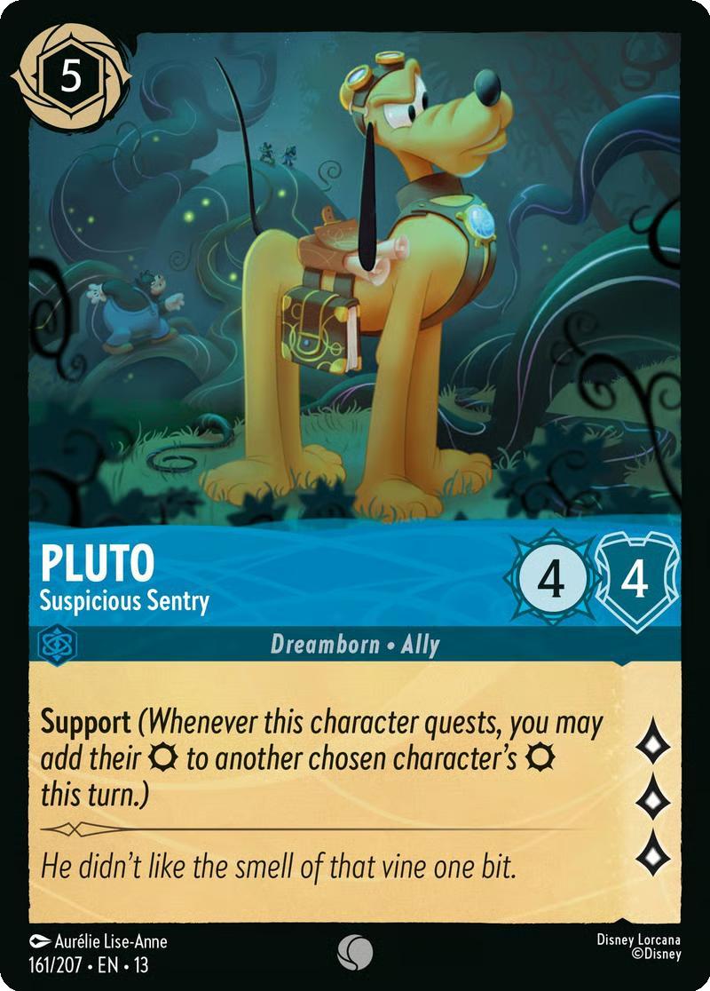 Pluto - Suspicious Sentry - 161/204 [Attack of the Vine!] [Non-Foil]
