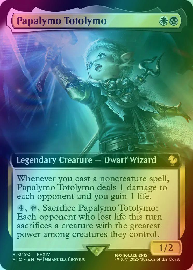 Papalymo Totolymo [180] [Extended Art] [FINAL FANTASY: Commander] [Foil]