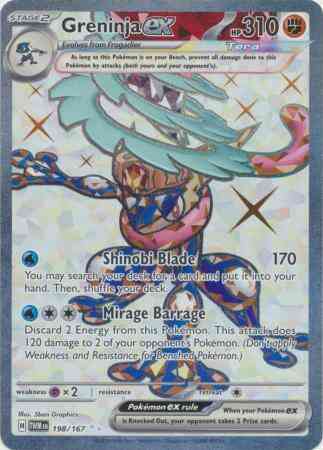 Greninja ex - 198/167 - Ultra Rare [sv06-198] [Ultra]