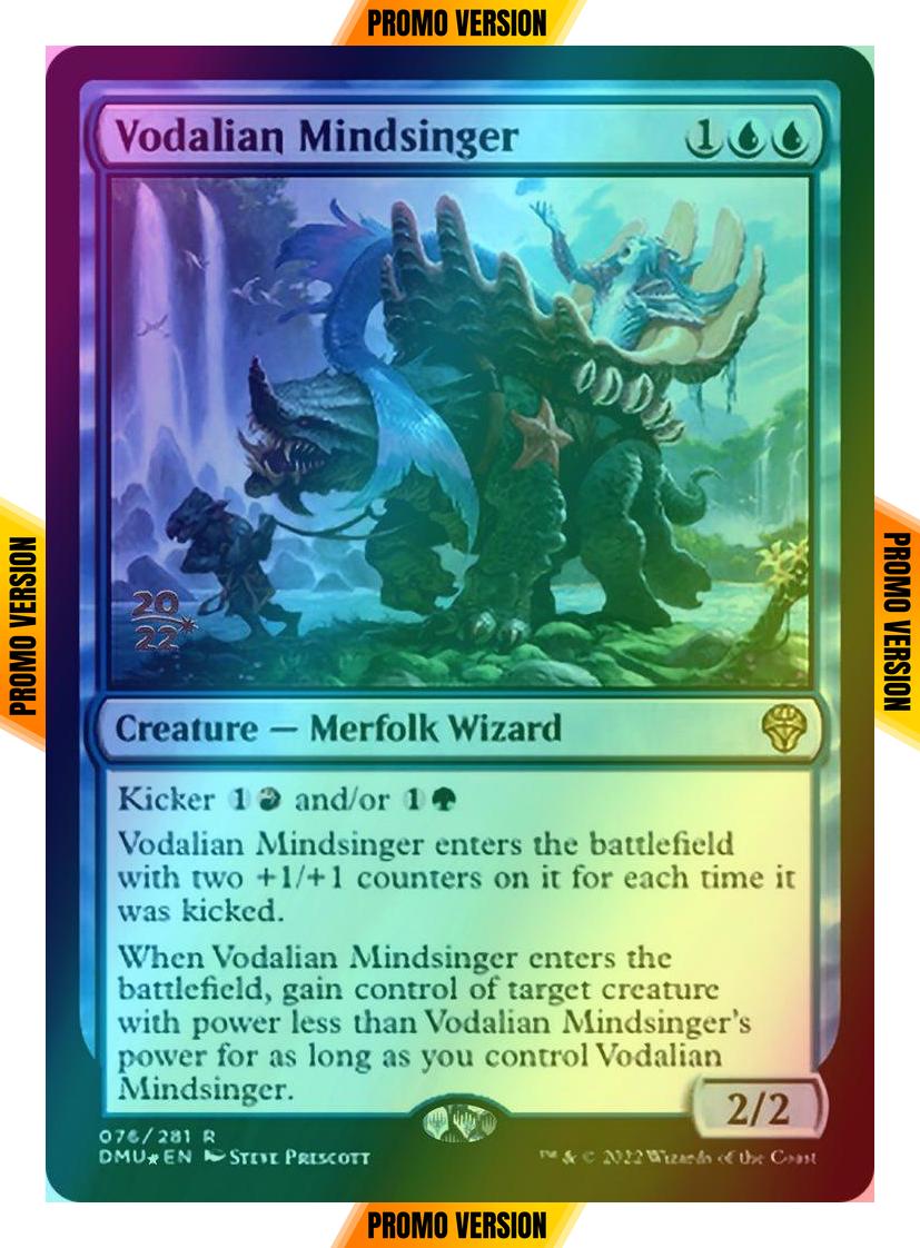 Vodalian Mindsinger [76s] [Prerelease] [Dominaria United: Promos] [Foil]