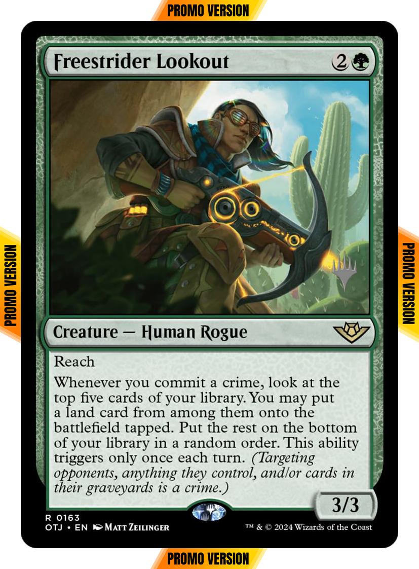 Freestrider Lookout [163p] [Promo Pack] [Outlaws of Thunder Junction: Promos] [Non-Foil]