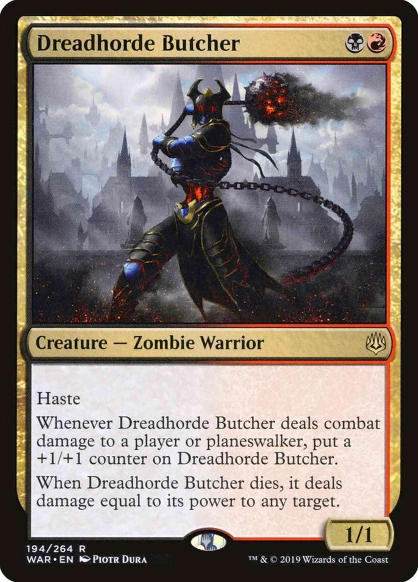 Dreadhorde Butcher [194] [War of the Spark] [Non-Foil]