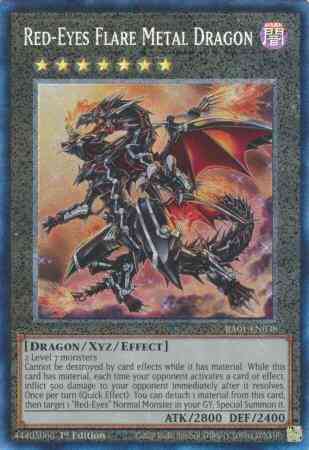 Red-Eyes Flare Metal Dragon - RA01-EN038 - Prismatic Collector's Rare - 1st Edition