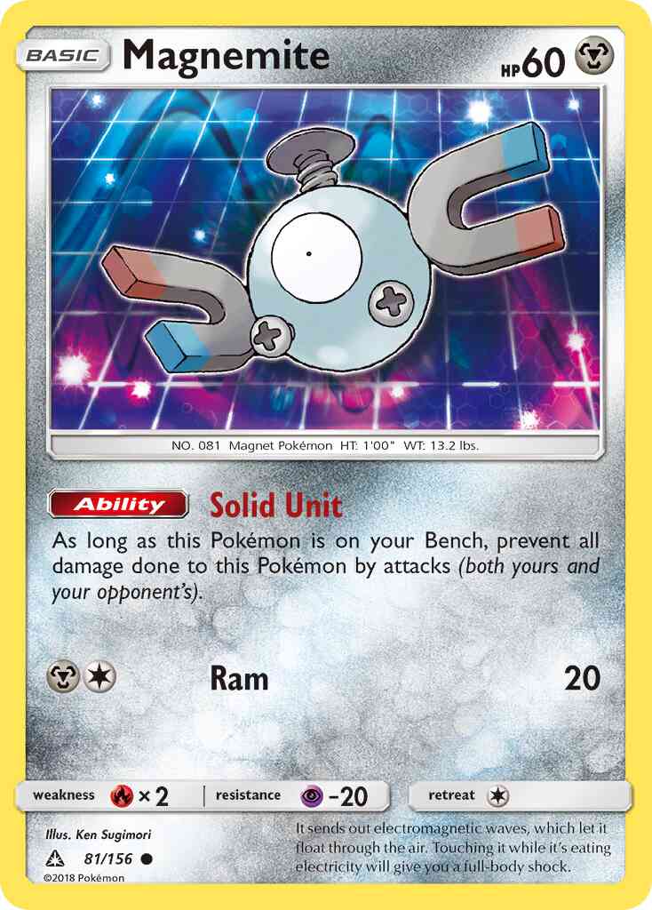 Magnemite - 81/156 - Common [sm5-81] [Reverse Holo]