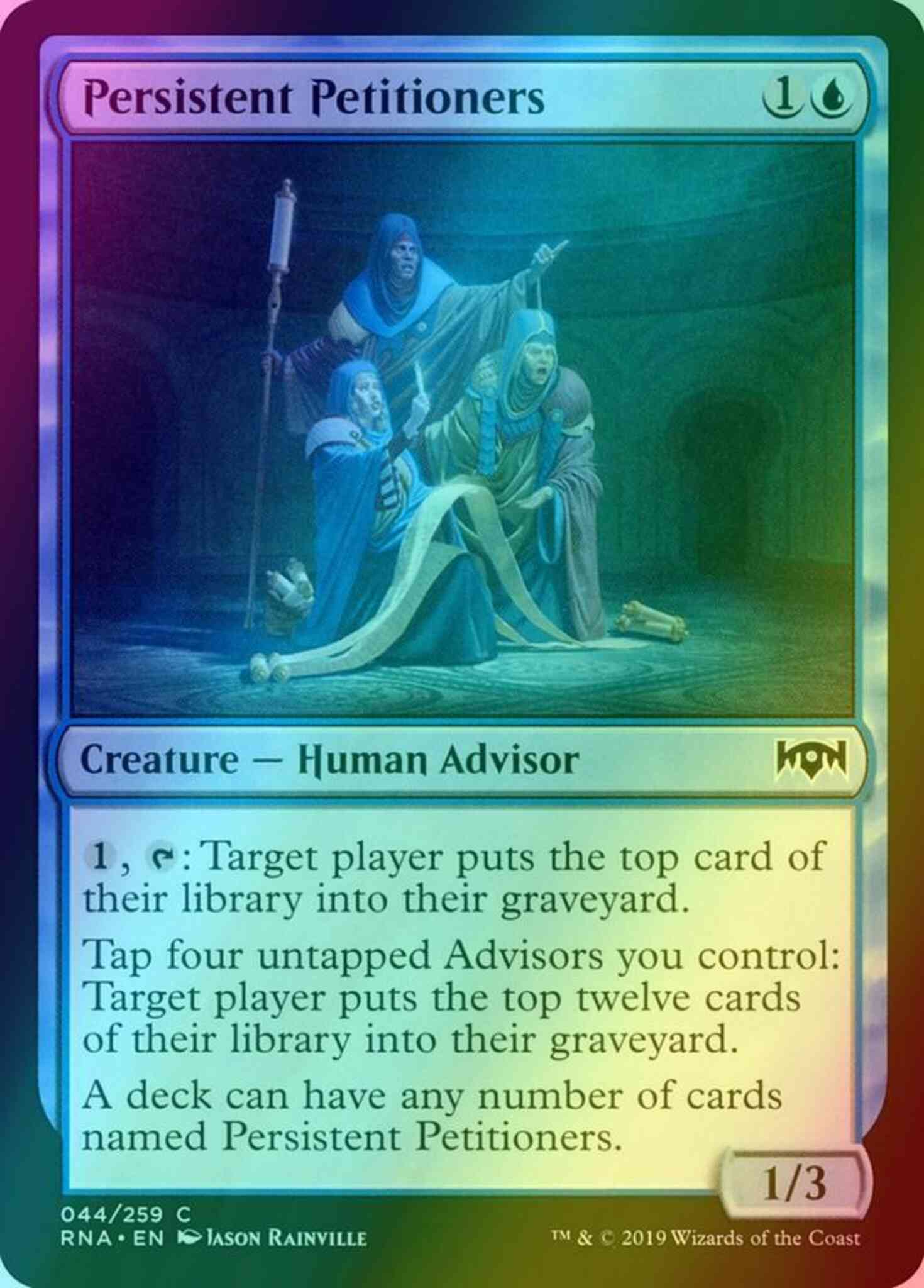 Persistent Petitioners [44] [Ravnica Allegiance] [Foil