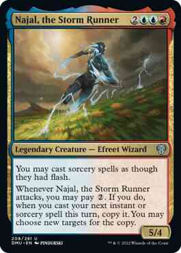 Najal, the Storm Runner [208] [Dominaria United] [Non-Foil]