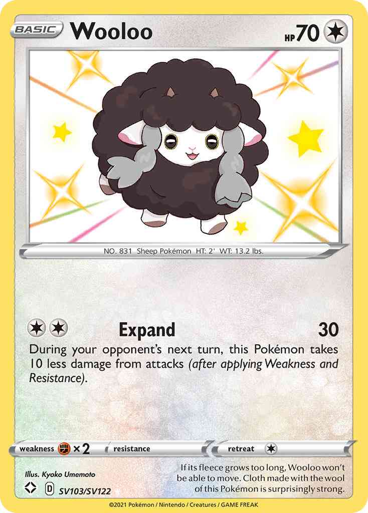 Wooloo - SV103/SV122 - Rare Shiny [swsh45sv-SV103] [Holo]