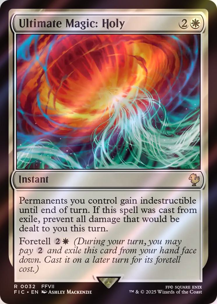 Ultimate Magic: Holy [32] [FINAL FANTASY: Commander] [Surge Foil]