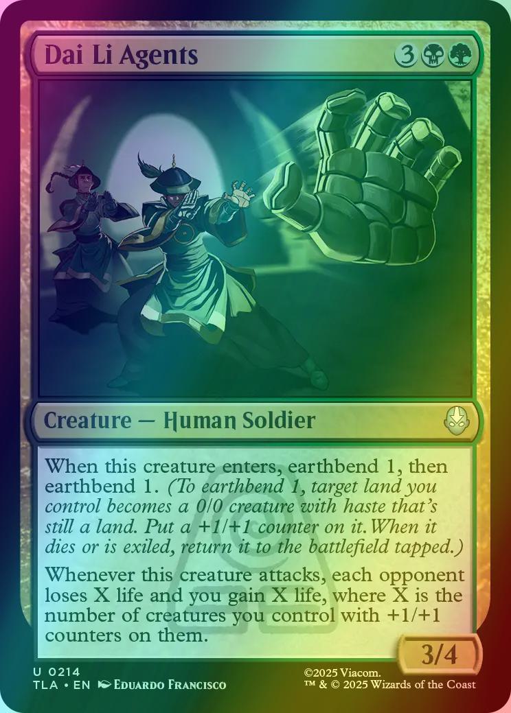 Dai Li Agents [214] [Avatar: The Last Airbender] [Foil]