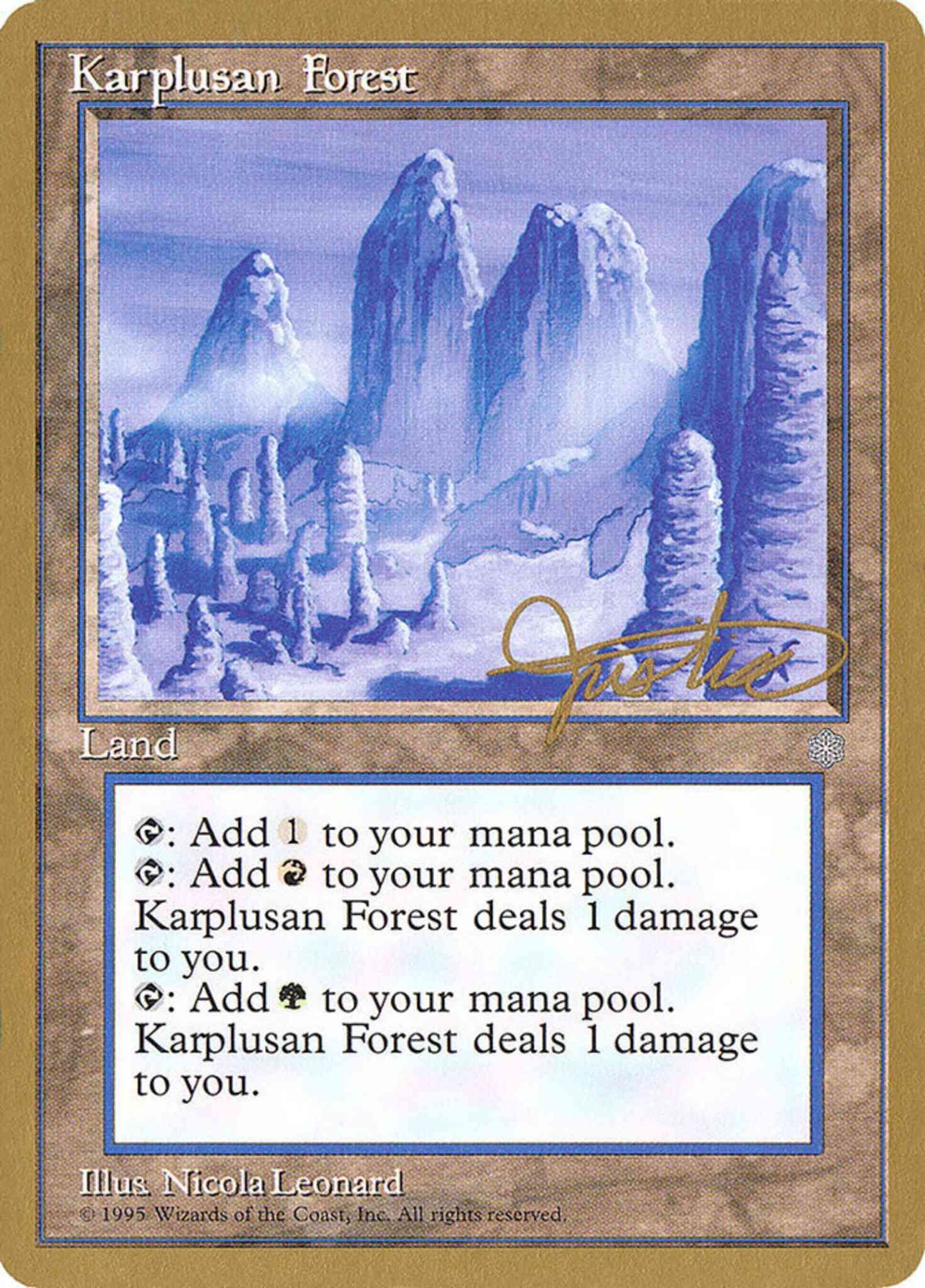 Karplusan Forest [mj356] [Mark Justice] [Pro Tour Collector Set] [Non-Foil]