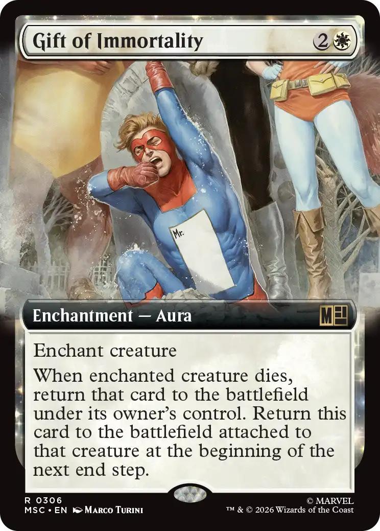 Gift of Immortality [306] [Extended Art] [Marvel Super Heroes: Commander] [Non-Foil]