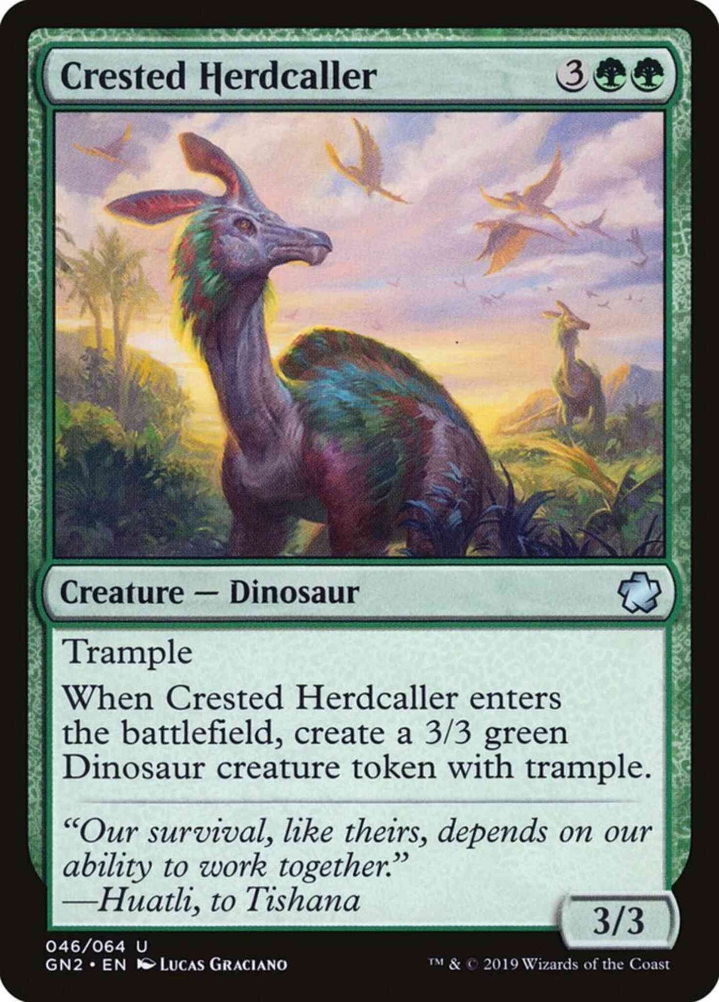 Crested Herdcaller [46] [Game Night 2019] [Non-Foil]