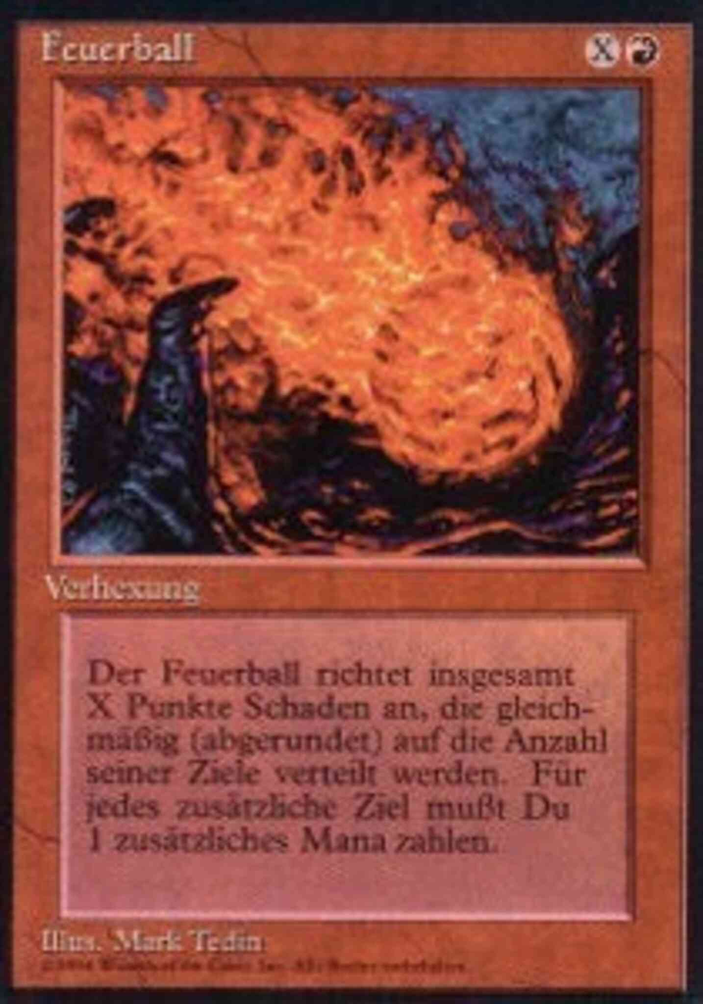 Fireball - German [150] [Foreign Black Border: German] [Non-Foil]