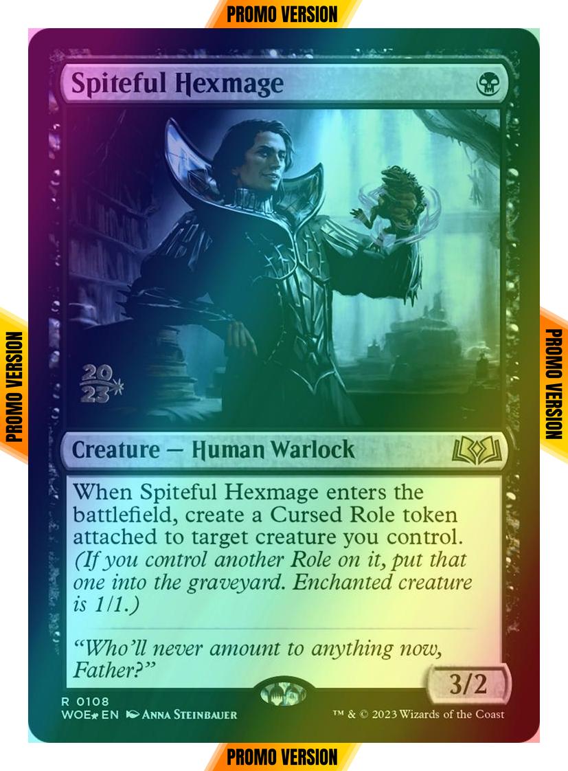 Spiteful Hexmage [108s] [Prerelease] [Wilds of Eldraine: Promos] [Foil]