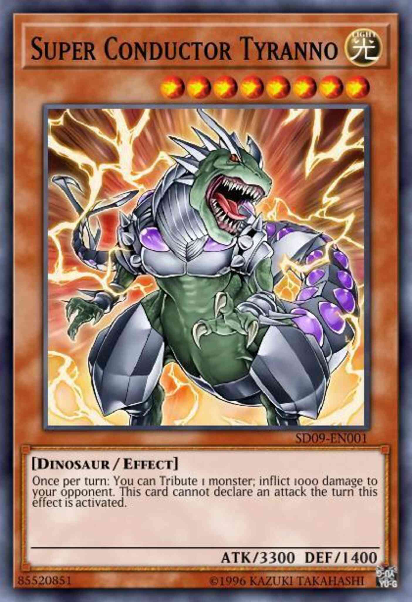 Super Conductor Tyranno - BP02-EN046 - Mosaic Rare - Unlimited