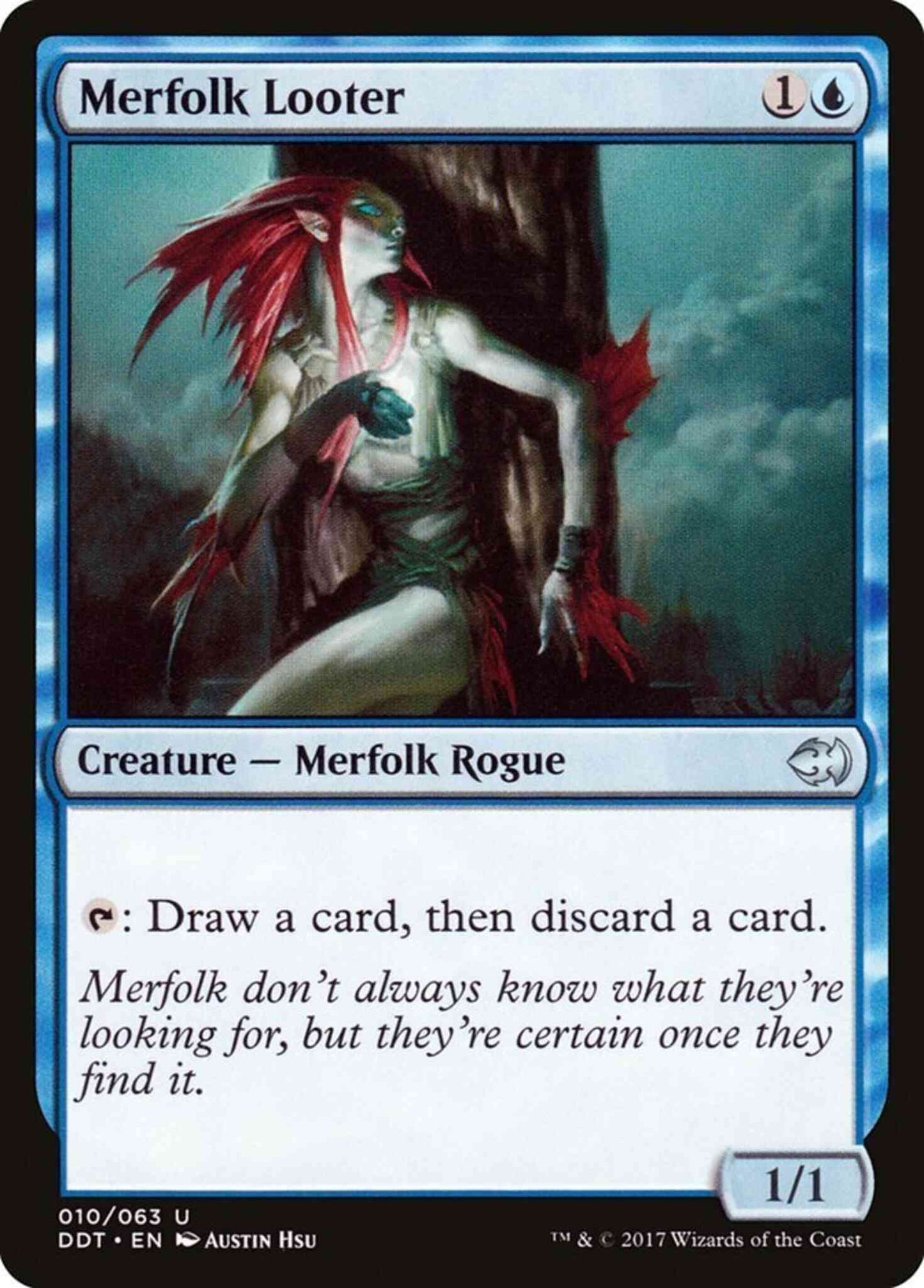 Merfolk Looter [10] [Duel Decks Merfolk vs Goblins] [Non-Foil]