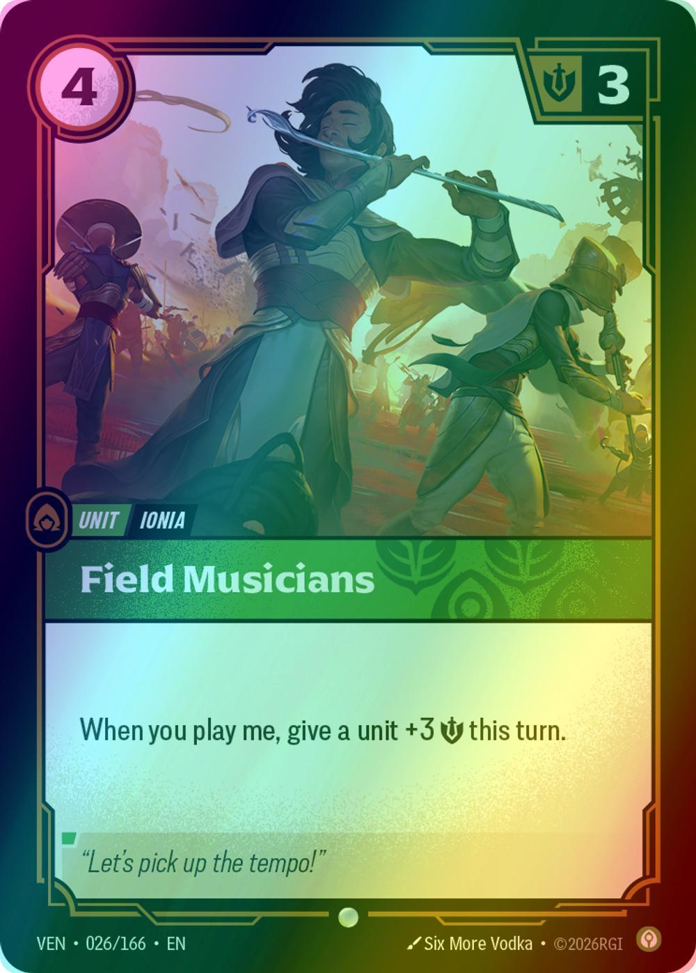 Field Musicians - 026/166 [Vendetta] [Foil]