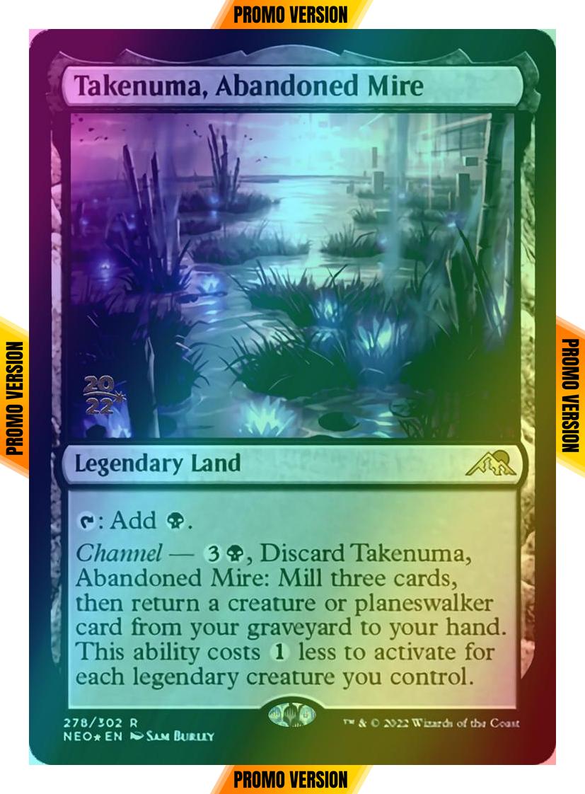 Takenuma, Abandoned Mire [Prerelease] [278s] [Kamigawa: Neon Dynasty: Promos] [Foil]