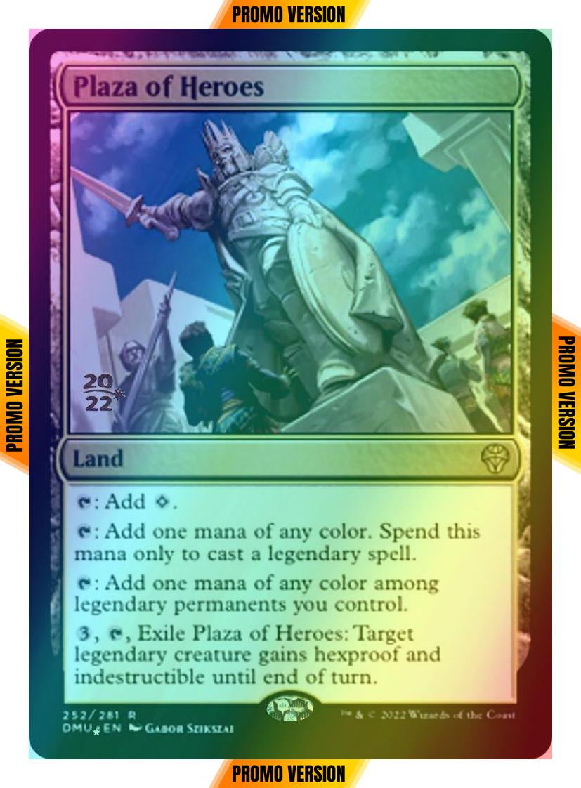 Plaza of Heroes [252s] [Prerelease] [Dominaria United: Promos] [Foil]