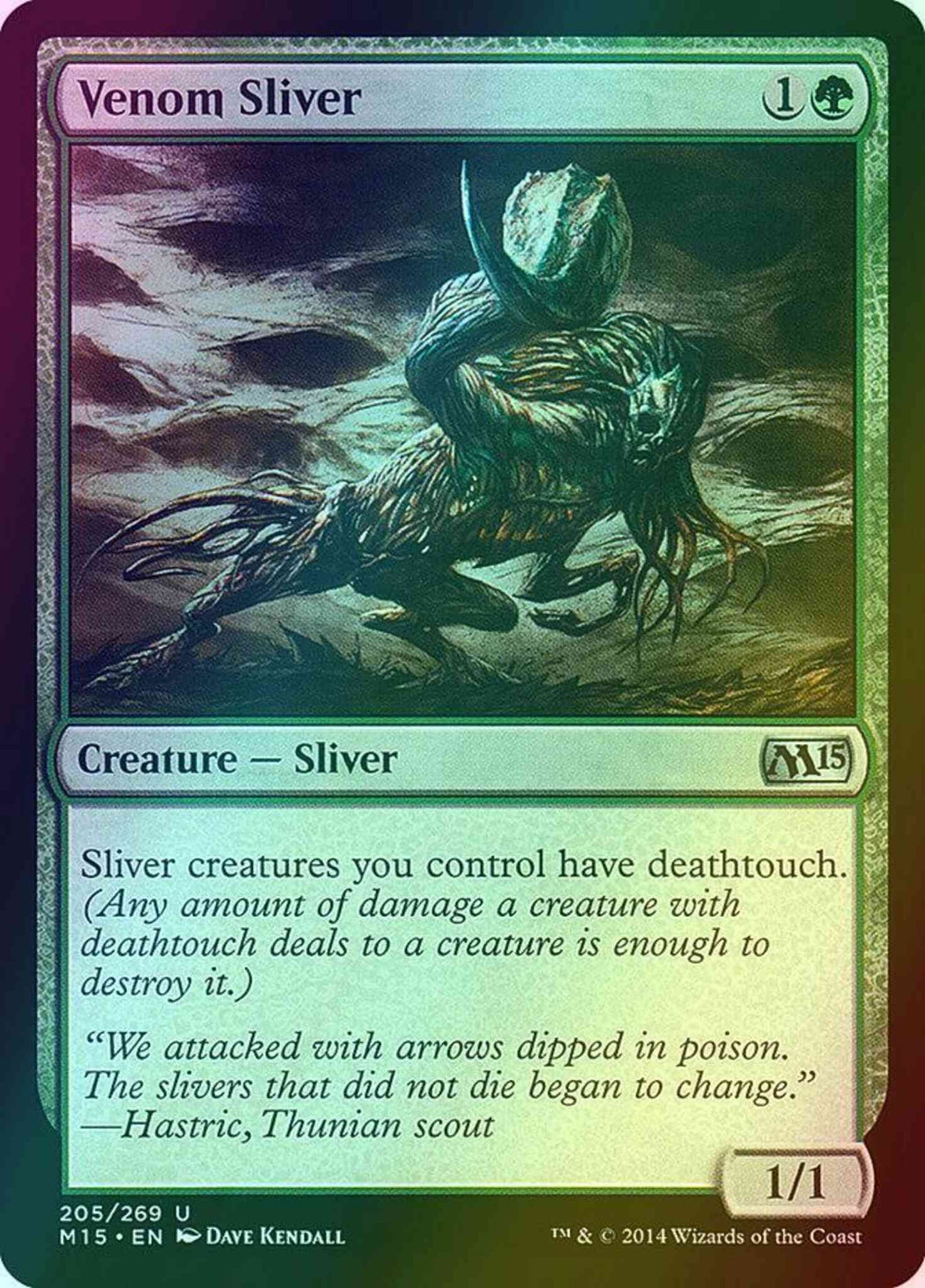 Venom Sliver [205] [Magic 2015] [Foil]