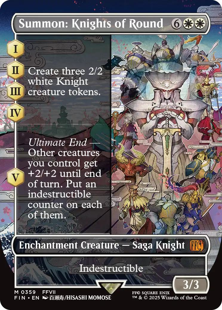 Summon: Knights of Round [359] [Borderless] [FINAL FANTASY] [Non-Foil]