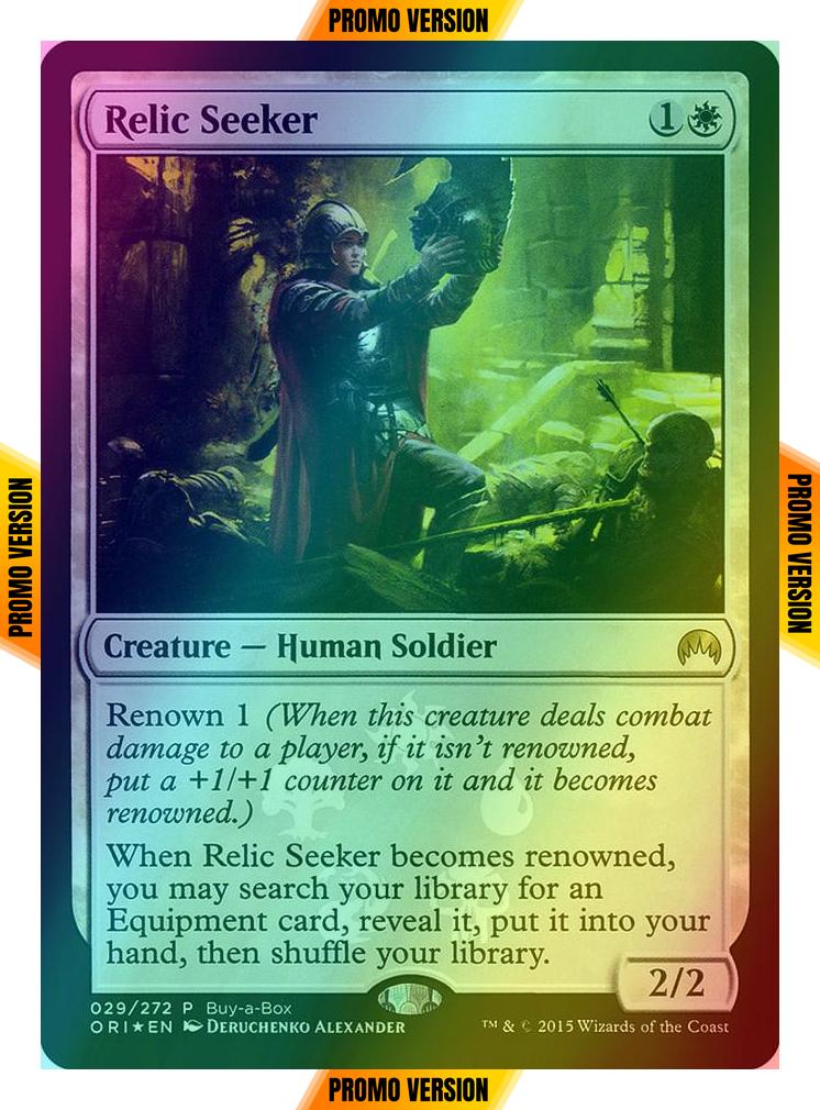 Relic Seeker [29] [Buy a Box] [Magic Origins Promos] [Foil]