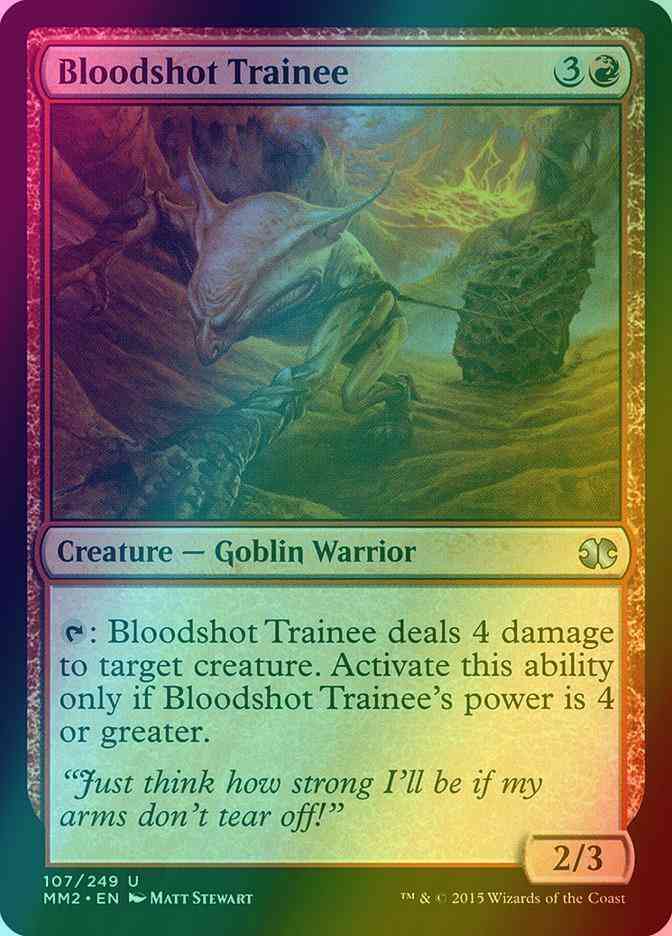 Bloodshot Trainee [107] [Modern Masters 2015] [Foil]