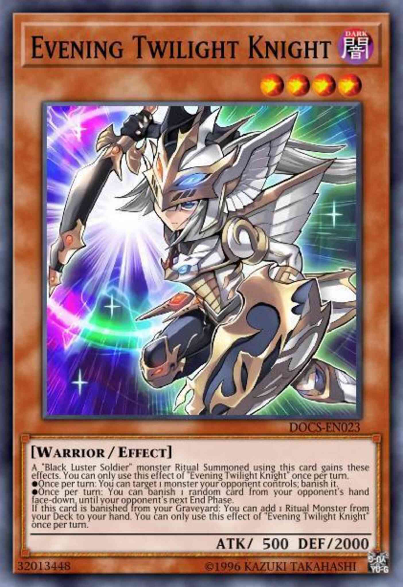 Evening Twilight Knight - DOCS-EN023 - Super Rare - 1st Edition