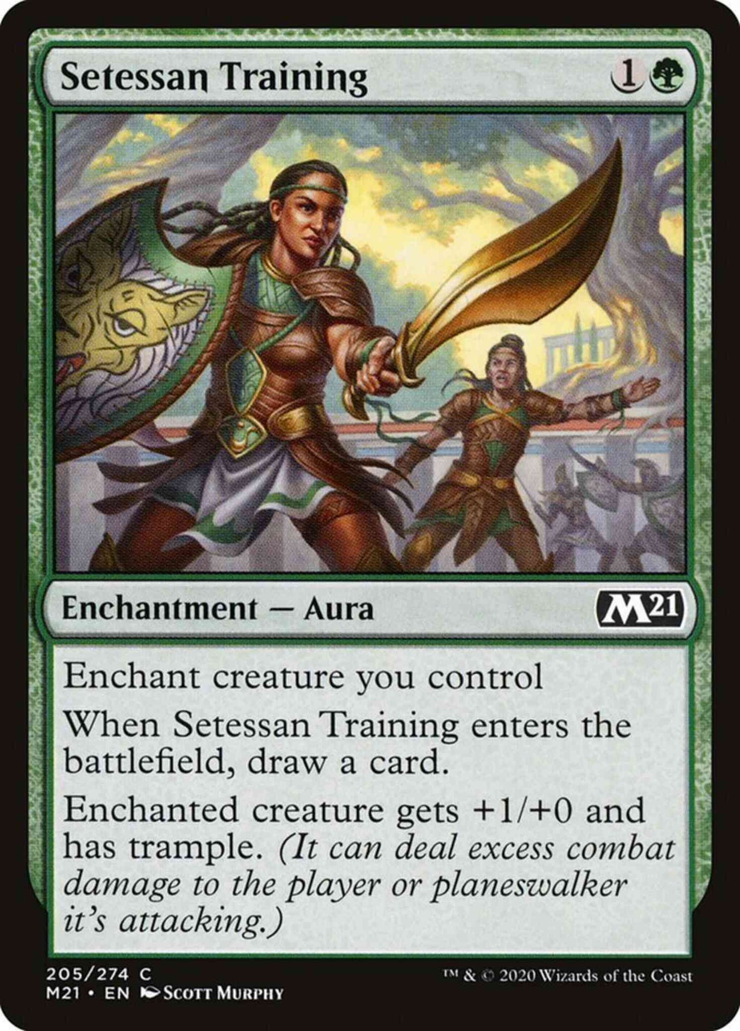 Setessan Training [205] [Core Set 2021] [Non-Foil]
