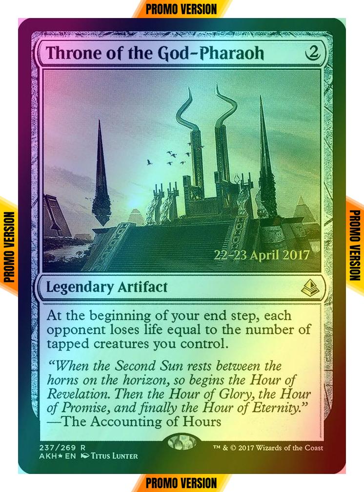 Throne of the God-Pharaoh [237s] [Amonkhet Promos] [Foil]