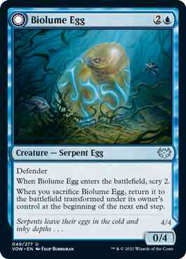 Biolume Egg // Biolume Serpent [49] [Innistrad: Crimson Vow] [Non-Foil]