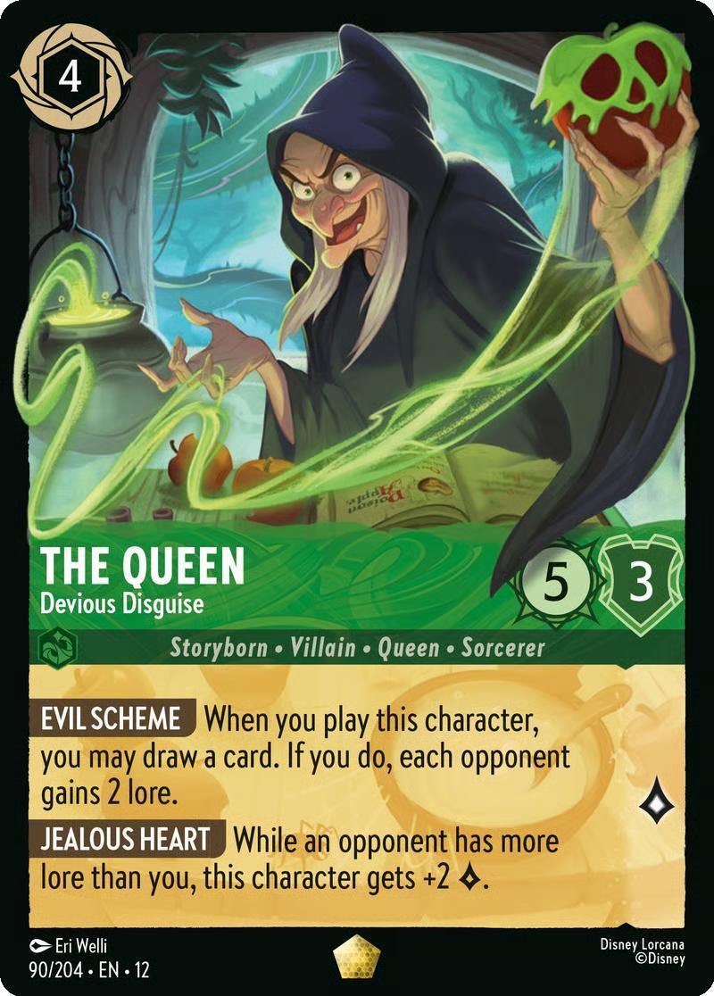 The Queen - Devious Disguise - 90/204 [Wilds Unknown] [Non-Foil]