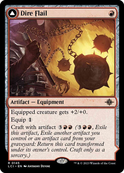 Dire Flail // Dire Blunderbuss [145] [The Lost Caverns of Ixalan] [Non-Foil]