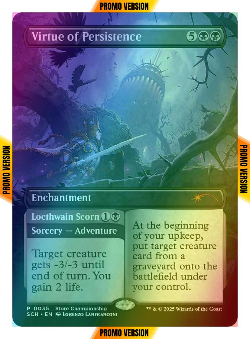 Virtue of Persistence [35] [Borderless] [Store Championships] [Foil]