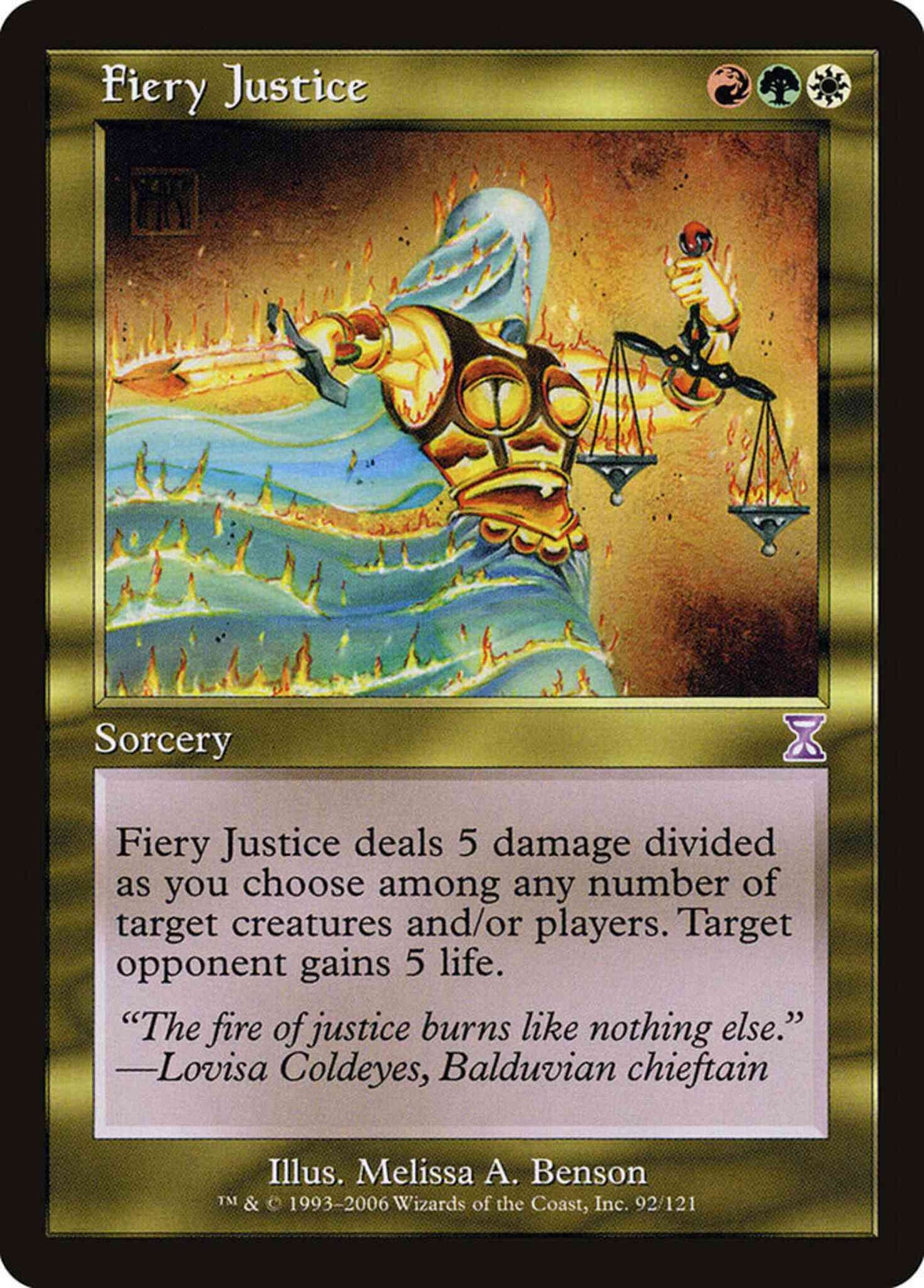 Fiery Justice [92] [Time Spiral Timeshifted] [Non-Foil]