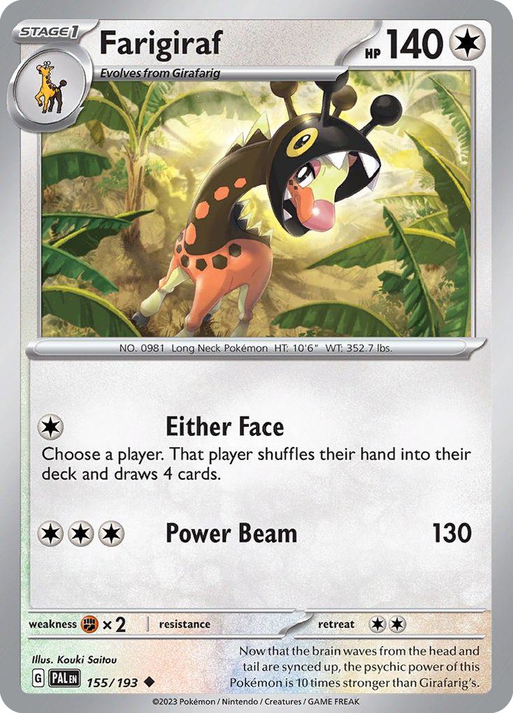 Farigiraf - 155/193 - Uncommon [sv02-155] [Non-Holo]