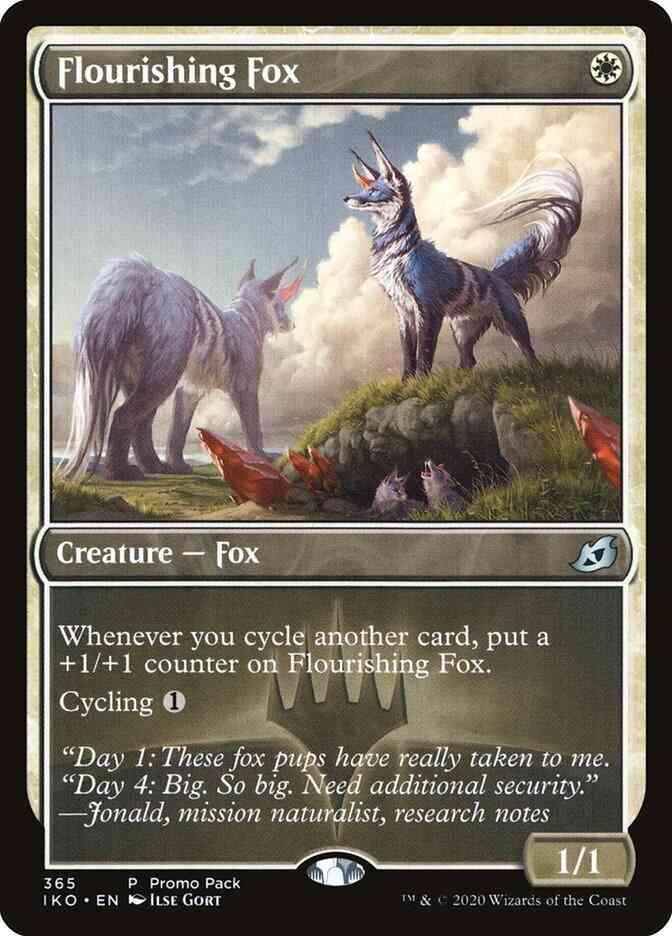 Flourishing Fox [365] [Dark Frame Promo Pack] [Ikoria: Lair of Behemoths] [Non-Foil]