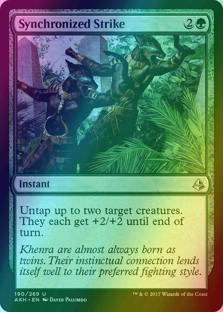 Synchronized Strike [190] [Amonkhet] [Foil]