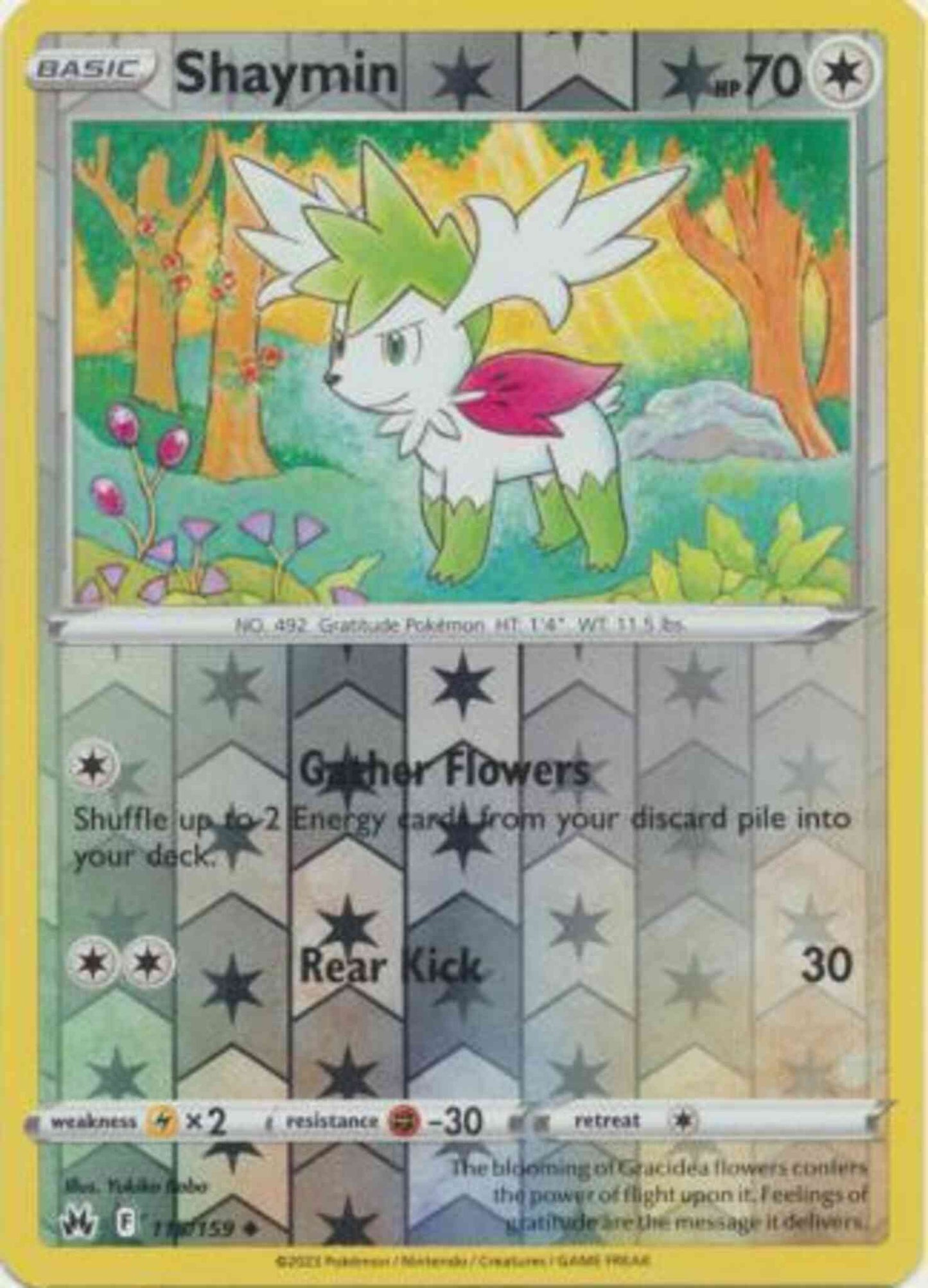 Shaymin - 115/159 - Uncommon [swsh125-115] [Reverse Holo]