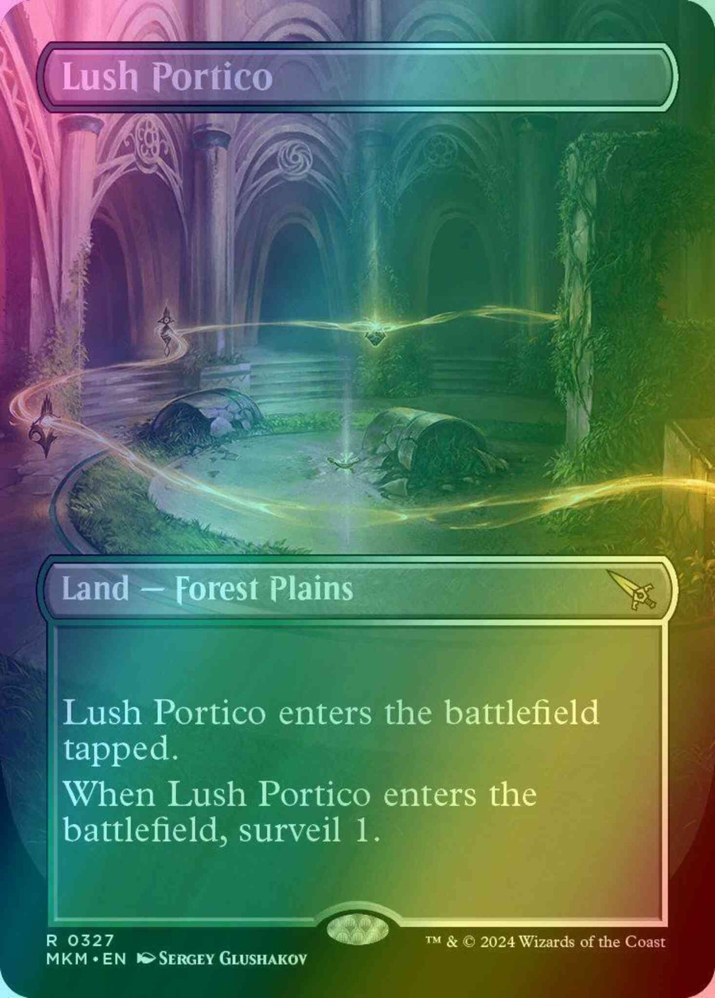 Lush Portico [327] [Borderless] [Murders at Karlov Manor] [Foil]