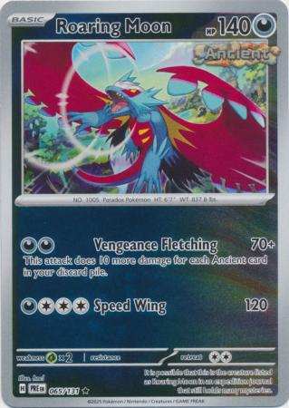 Roaring Moon - 065/131 - Rare [sv085-065] [Reverse Holo]