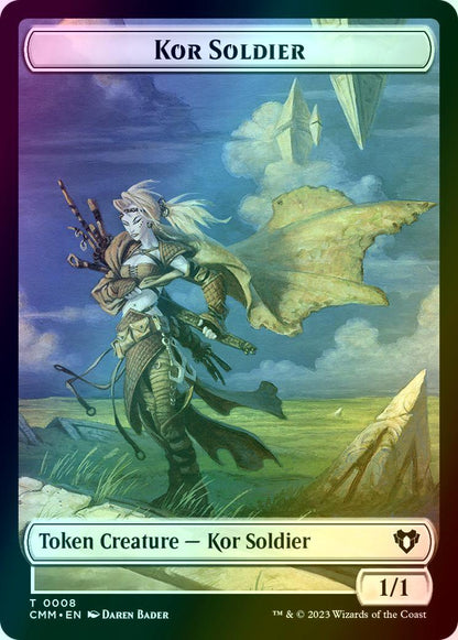 Elemental Token (24) // Kor Soldier Token (08) [Commander Masters: Tokens] [Foil]