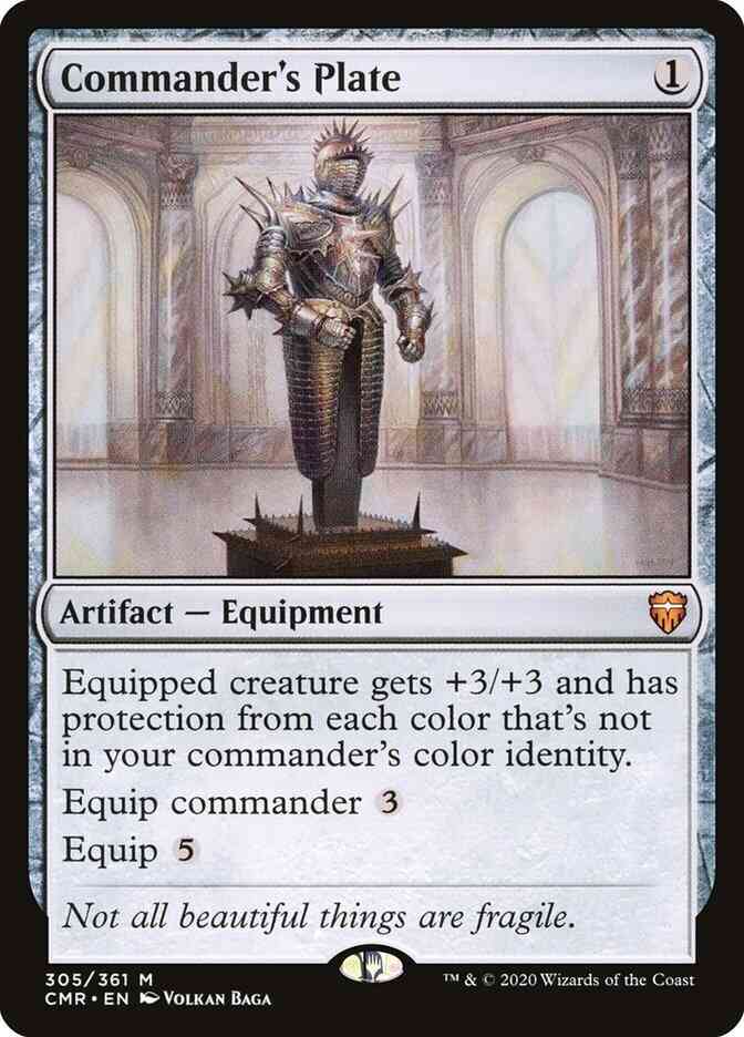 Commander's Plate [305] [Commander Legends] [Non-Foil]