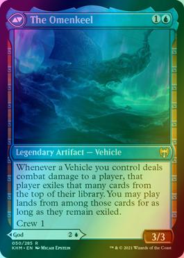 Cosima, God of the Voyage // The Omenkeel [50] [Kaldheim] [Foil]