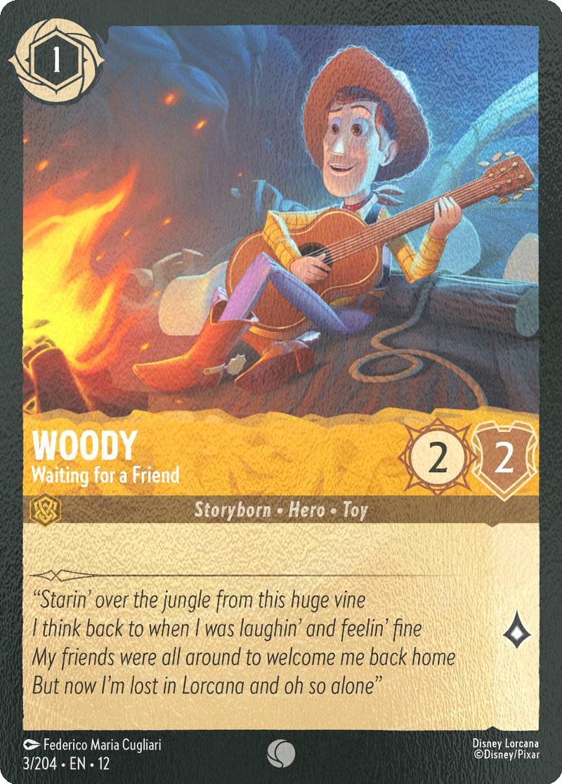 Woody - Waiting for a Friend - 3/204 [Wilds Unknown] [Cold Foil]