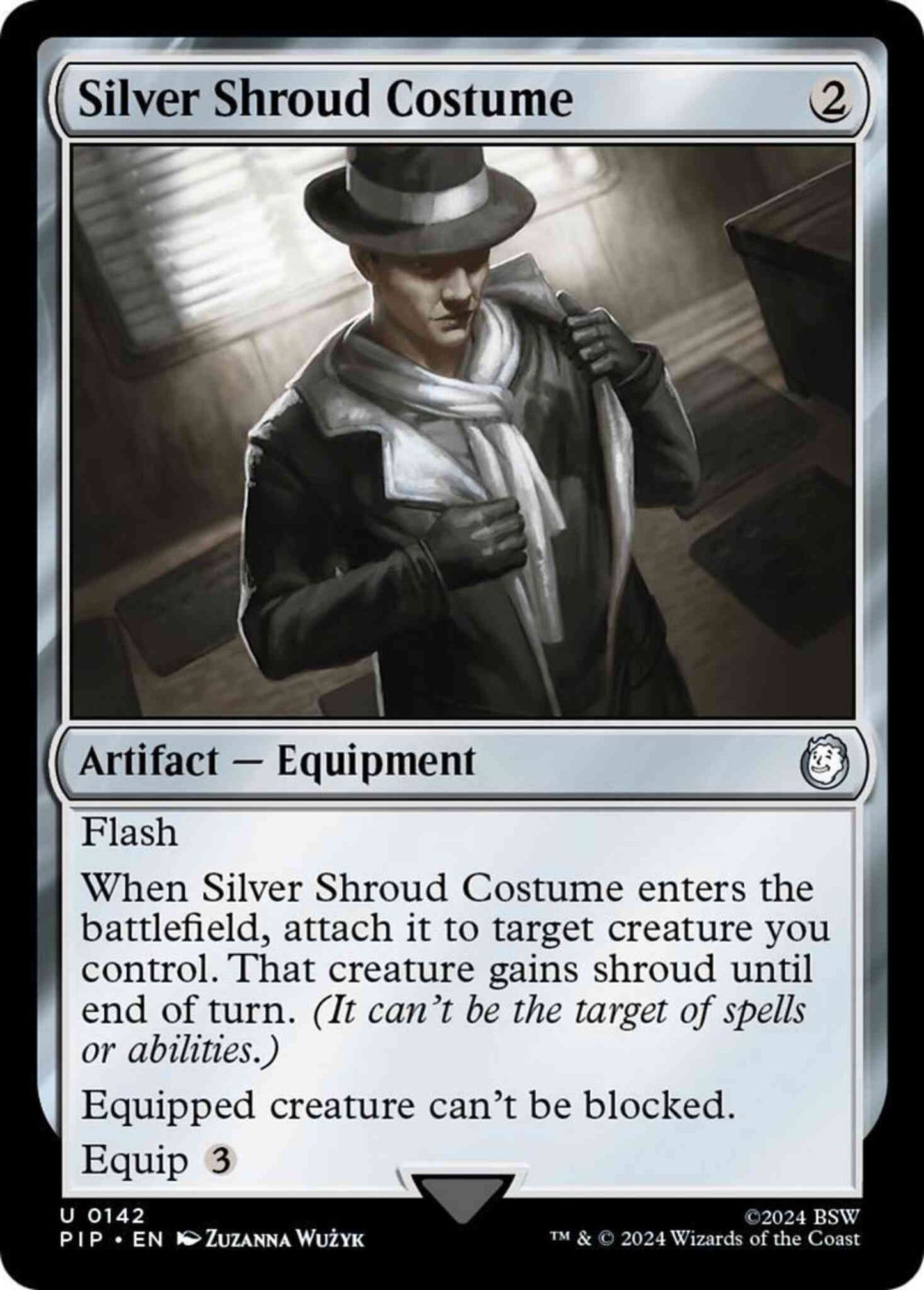 Silver Shroud Costume [142] [Fallout] [Non-Foil]