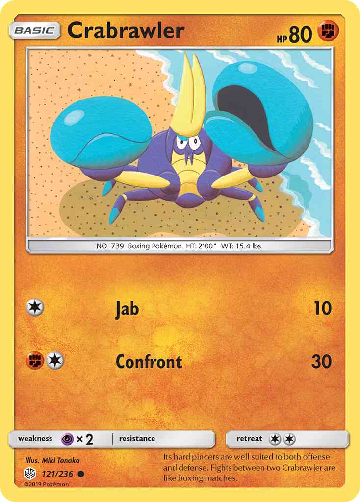Crabrawler - 121/236 - Common [sm12-121] [Reverse Holo]