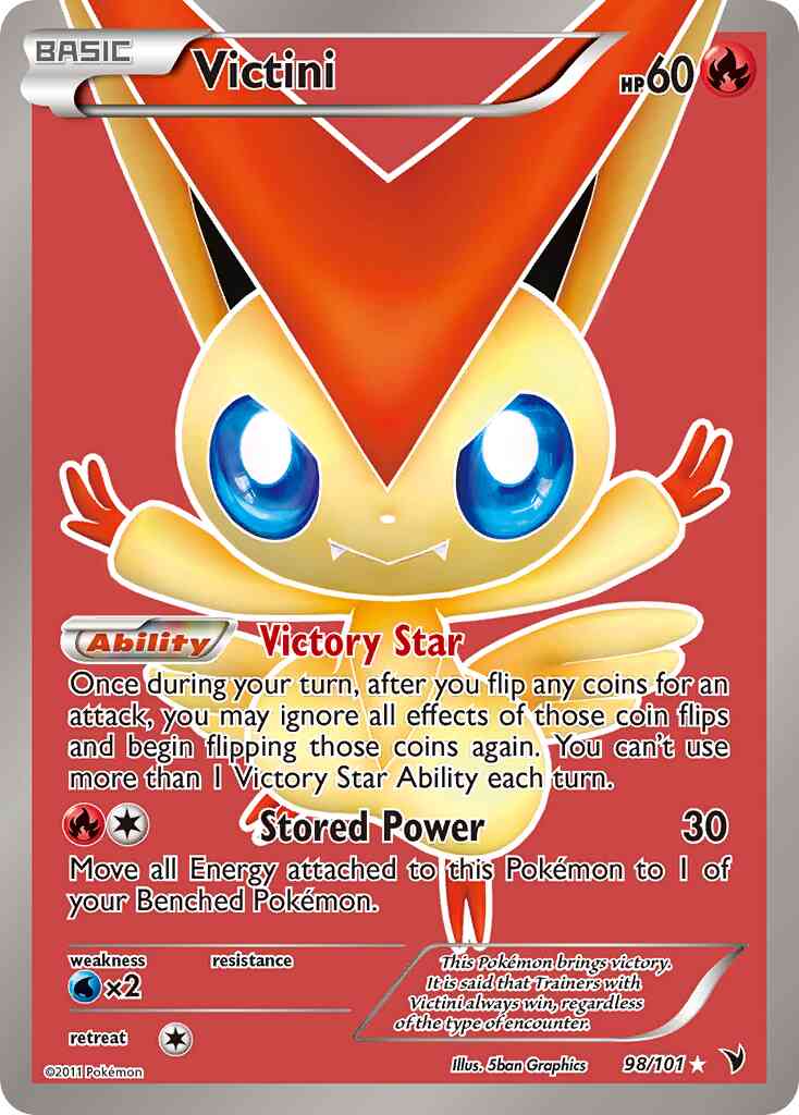 Victini - 98/101 - Rare Ultra [bw3-98] [Ultra]